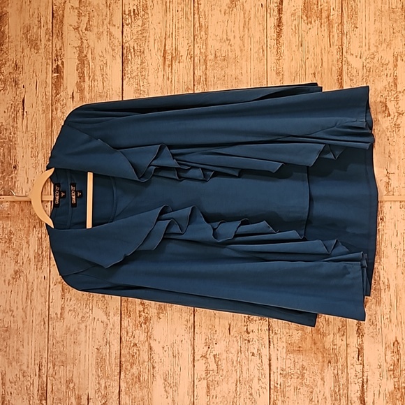 Turquoise 2 PC. Cardigan set - Picture 1 of 4